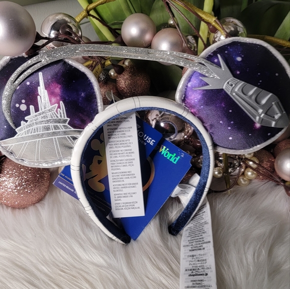NWT MMMA Mickey January Space Mountain Ears - Picture 1 of 7